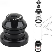 AliExpress NONE Bicycle Frame Headset Bike Fork Tapered Tube Converter Exposed Headset 44x44x39.8mm Bike Frame Head Tube Aluminum Alloy Bearing