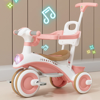 AliExpress NONE Baby Stroller Children's Tricycle 1-6Years Old Baby Bicycle Three-wheel Kids Bike Travel Push Chair Boys Girls Birthday Gift