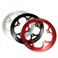 AliExpress NONE LITEPRO Chain Wheel Guard Plate Alloy 130BCD 52T/53T Single Speed Chainring Sprocket Protection Disc Cover Folding Bike Part