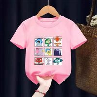 Disney Pixar Inside Out 2 Today I Feel T-Shirt boys girls top 3-12 Age Toddle T-shirts summer casual Short sleeve clothing
