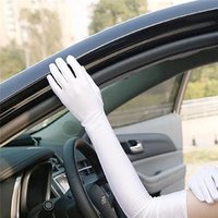 AliExpress NONE Summer Driving and Cycling Sunscreen Gloves Fashion Women's Mittens Long Gloves UV Protection Stretch Gloves