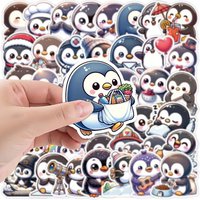 AliExpress GOGOTU 10/30/50PCS Funny Penguin Cute Cartoon Stickers Graffiti DIY Skateboard Notebook Phone Bike Fridge Kawaii Kids Sticker Toys Gift