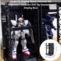 1/3/5 Pcs Model Kit Display Stand Universal RG Organizer Character Toy Interlocking Display Base For Home Room Study Blocks DIY