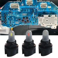 10Pcs T5 T6.5 W1.2W Car LED Bulb Canbus Dashboard Instrument Lighting12V 3000K 6000K White Amber Red Ice Blue Auto Panel Lights