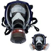 27in1 Full Face Gas Mask Chemical Biological Radioactive Contamination Gasmask Respirator Filter Radiation Dustproof Respirator