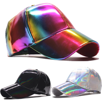 Back To The Future Marty McFly Colorful Hat Cosplay Costume Street Hip Hop Pu Baseball Cap Sunhat Adjustable Prop Adult