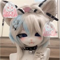 Customized Fursuit Head Yis cosplay Custom Furry head Kigurumi Head Cosplay Kemono Headsets Beast Fursuit Kemono Head