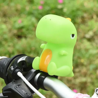 AliExpress 1/2PCS Cartoon Dinosaurs Unicorn Air Horn Children Balance Bike Scooter Bell Super Loud Bicycle Bell Bicycle Accessories