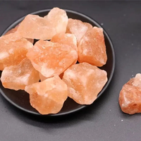 AliExpress NONE Natural Pink Himalayan Rock Salt Chunk For Decorate Mineral Aquarium Crystal Gravel 20-500g