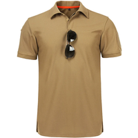 Men's Summer Quick Dry Short Sleeve Tactical T-shirt Sport Short Sleeve Breathable Workwear Running Hiking Casual Short Sleeve