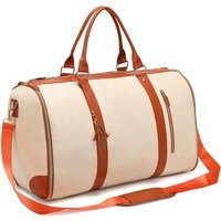 Fashion Large PU Folding Suit Storage Bag Women High Capacity Luggage Handbag Travel Sport Outdoor Multi Function Organizer