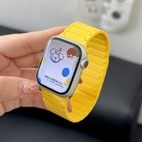 Magnetic Sports Band for Apple Watch Ultra 2 49mm 46mm 45mm 44mm 42mm 38 40 41mm Silicone Strap for IWatch Series 10 9 8 7 6 5 4