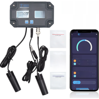 Smart Wifi Online Water Quality Tester Wireless 6 in 1 Water Monitor PH EC TDS SALT G.S Temperature Meter By Mobile APP Control