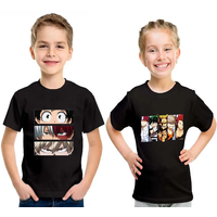 Anime My Hero Academia Print Cartoon Kids T-shirt Boku No Hero Academia Baby Boys Girls Clothes Summer Children Cotton T shirt