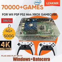 Retro U9 PRO Game Console 500GB Gaming HDD Window+Batocera 3865U 70000+Games For Wii PS2 XBOX PSP GameCube N64 Wireless handle