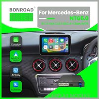 BONROAD Wireless CarPlay Android Auto Airplay Interface Module For Mercedes Benz A C GLC S Class W176 W245 W246 W205 W253 NTG5.0