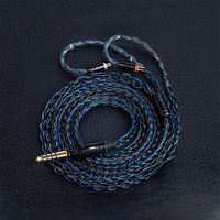 KBEAR ST12Plus 2 pin iem cable Connector 4N MMCX3.5/2PIN3.5/QDC3.5 1.2M Earphone Cable Upgrade Cable Connector