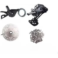 AliExpress Shimano SHIMANO DEORE M6100 Groupset SL RD CN CS M6100 For 1x12s MTB Rear Derailleur 10-51T Cassette Sunshine K7 DEORE 12S 4pcs Kit
