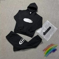 Black Drama Call Embroidery Hooded Men Women High Quality Pullovers Hooded