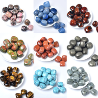 AliExpress Harmonious Crystalloid 50g Natural Crystal Rolling Stone 27 Color Gravel Specimen Square Polished Healing Stone Reiki for Aquarium Fish Tank Home Decor