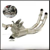 AliExpress TEEN TOP Under-bike Full Exhaust System For Aprilia RS660 Tuono660 Motorcycle Stainless Steel Exhaust Escape Exhaust Muffler Connect Tube