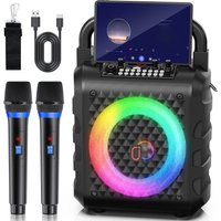 FanFun T18 High Power Karaoke Bluetooth Speaker Music Rhythm Light 360 Degree Stereo Surround Wireless Subwoofer