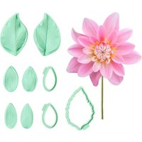 Tianzhu Peony flower set mold silicone mold cake decoration tools Dahlia Kitchen baking tools accessories