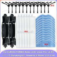 Fit For EUREKA FORBES Robo LVAC Voice Pro, Dynaking R21, LG R5, Rowenta X-Plorer S135 S135+/ S140 S140+ Parts Brush Filter Mop