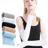AliExpress 1Pair Arm Cooling Sleeves UV Sun Protection Arm Sleeves for Cycling,Driving,Outdoor Sports,Golf,Basketball Sleeves for Men&Women