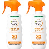 GARNIER | Delial Spray Protector SPF 30+ HYDRA 24 Protect Muy Alta Protección Resistente al Agua, Fórmula Hidratante No Grasa con Manteca de