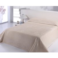 Manta Beige Cama 135 y 90. Manta Coralina, Extrasuave y Calida. Muy Alta Calidad, Aterciopelada. Alta durabilidad. Resistente, Ligera. Cama