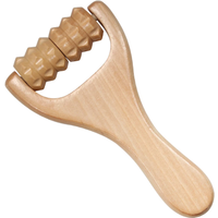 Rodillo de Madera para Masaje Terapéutico y Muscular – Herramienta Ergonómica de Bienestar | Complemento para Masajes Manuales