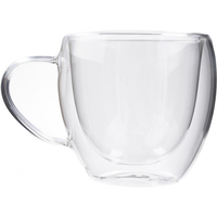 Gissed-Taza de Café/Espresso de Doble Pared de Borosilicato 80ml - Disponible en Sets de 2, 4 y 6