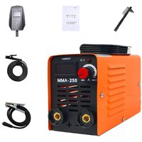 Soldadora Inversora de Arco Portátil Compacta Regulable 220V Máquina de Soldar para Hogar y Bricolaje con Luz de Alarma y Caja de Herramient