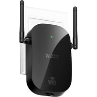 Repetidor WiFi, Amplificador WiFi 1200Mbps (5GHz y 2.4GHz) con Pantalla LED, Repetidor de señal WiFi doméstica soporta Modo repetidor / Rout