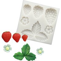 Strawberry Silicone Cake Baking Mold Sugarcraft Chocolate Cupcake Resin Tools Fondant Decorating Tools