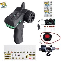 WPL Fernbedienung Sound System V3 Sender mit Winde Upgrade DIY Empfänger Bord Horn Zubehör Ersatz für WPL Lkw
