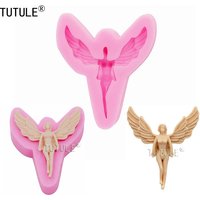 Angel Goddess Silicone Mold, Goddess, Sugarcraft, Resin, Polymer Clay Mould, Soap, Wax, Plaster, Icing, Chocolate, Food Use Moul