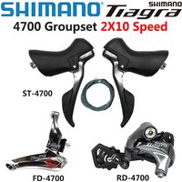 AliExpress Shimano SHIMANO Tiagra 4700 Groupset ROAD Bicycle 2x10 Speed ST 4700 Shifter + FD 4700 Front Derailleur + RD 4700 Rear Derailleur