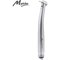 Myriko-Pièce à main dentaire LED haute vitesse, jet d'eau simple ou triple, 2/4 trous, tête standard, bouton poussoir, outils d'équipement de dentiste