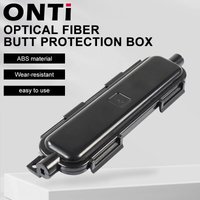 ONTI 10 Stück FTTH Drop Optical Fiber Protection Box Kabelschutzbox mit SC-Adapter Typ wasserdichte geschützte Box