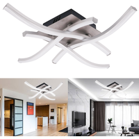 LED Ceiling Lights for Bedroom Living Room 24W 18W 12W Modern Pendant Ceiling Lamps AC85-265V Curved Design Ceiling Lighting