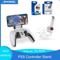 For Sony Playstation Dualshock 5 PS5 Controller Clip Holder Bracket Adjust Mobile Phone Clamp Game Handle Mount Hand Grip Stand