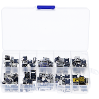 100pcs/Box Data Interface Mini USB Plug 5pin Patch / In-line / Vertical Socket Connector DIP Jacket 5PF D port T-type Female
