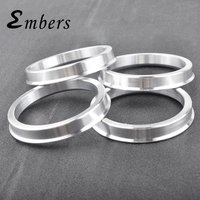 Aluminum Alloy 4PCS Wheel Hub Center Ring Car Wheel Bore Collar 75.1 to 67.1,65.1 to 63.4,66.6 to 57.1,75.1 to 66.1,74.1 to 72.6