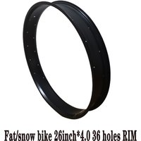 AliExpress NONE Snow Bike Aluminum Alloy Single Layer Rim For Fat Bike 26 Inch* 4.0 RIM*36 Hole , Wheel Accessories,