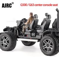 Black Abs Interior For Traxxas Trx6 Trx-6 6x6 G63 Trx-4 G500 Cockpit Seat Instrument Panel Steering Wheel Foot Pedals Interior