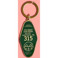 Twin Peaks Keychain The Great Northern Hotel Room 315 Key Chain Key Rings Pendant Jewelry Accessories
