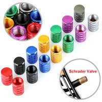 4PCS Bicycle Valve Caps Schrader Valve Caps Cars Motorcycles Trucks Bikes Wheel Tire Valve Stem Covers Bike Bicycle Accessories