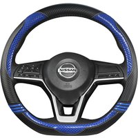 Housse de volant de voiture en cuir en forme de D, pour Nissan Rogue x-trail kick Rogue Sport hybride 2017 – 2021 Qashqai 2019 – 2021